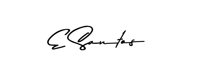 How to make E Santos signature? Asem Kandis PERSONAL USE is a professional autograph style. Create handwritten signature for E Santos name. E Santos signature style 9 images and pictures png