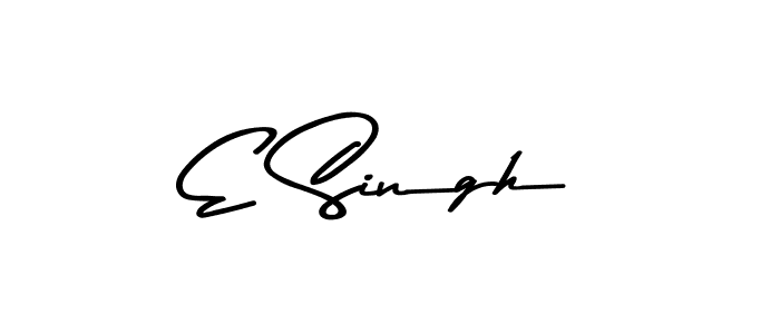 This is the best signature style for the E Singh name. Also you like these signature font (Asem Kandis PERSONAL USE). Mix name signature. E Singh signature style 9 images and pictures png