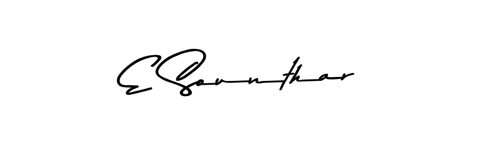 Also we have E Sounthar name is the best signature style. Create professional handwritten signature collection using Asem Kandis PERSONAL USE autograph style. E Sounthar signature style 9 images and pictures png
