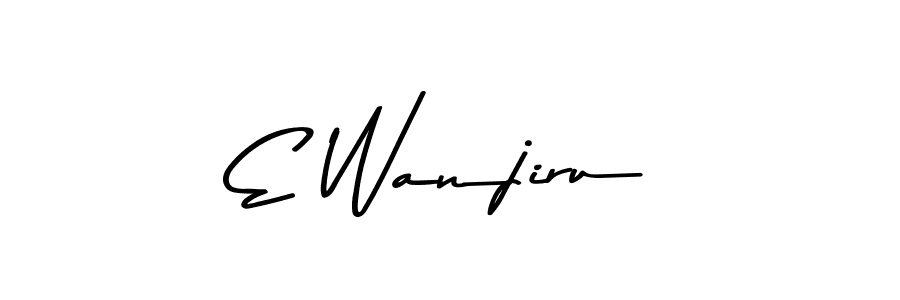 Asem Kandis PERSONAL USE is a professional signature style that is perfect for those who want to add a touch of class to their signature. It is also a great choice for those who want to make their signature more unique. Get E Wanjiru name to fancy signature for free. E Wanjiru signature style 9 images and pictures png