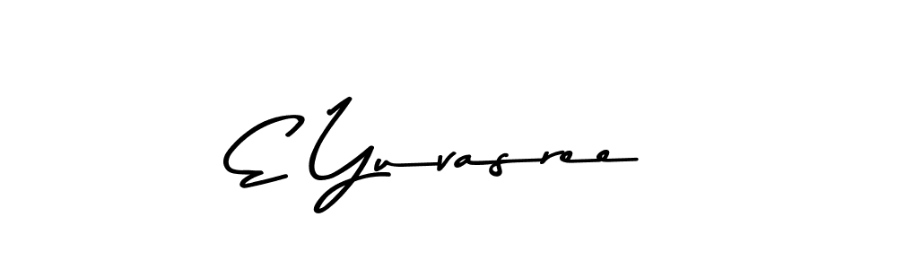 You should practise on your own different ways (Asem Kandis PERSONAL USE) to write your name (E Yuvasree) in signature. don't let someone else do it for you. E Yuvasree signature style 9 images and pictures png