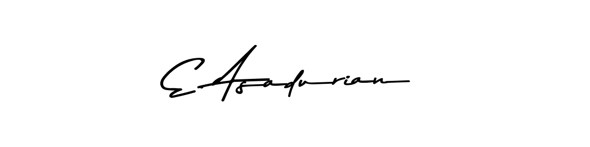 Make a short E. Asadurian signature style. Manage your documents anywhere anytime using Asem Kandis PERSONAL USE. Create and add eSignatures, submit forms, share and send files easily. E. Asadurian signature style 9 images and pictures png