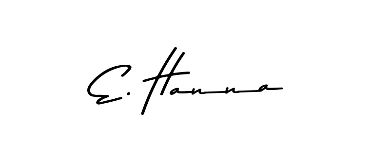 You should practise on your own different ways (Asem Kandis PERSONAL USE) to write your name (E. Hanna) in signature. don't let someone else do it for you. E. Hanna signature style 9 images and pictures png