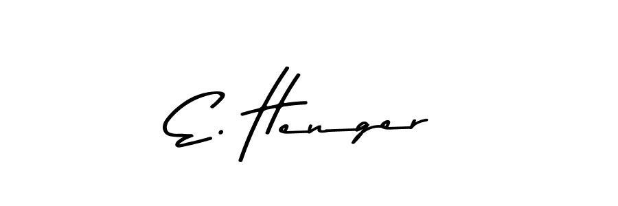 The best way (Asem Kandis PERSONAL USE) to make a short signature is to pick only two or three words in your name. The name E. Henger include a total of six letters. For converting this name. E. Henger signature style 9 images and pictures png