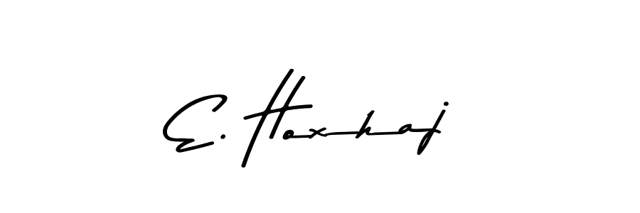 This is the best signature style for the E. Hoxhaj name. Also you like these signature font (Asem Kandis PERSONAL USE). Mix name signature. E. Hoxhaj signature style 9 images and pictures png