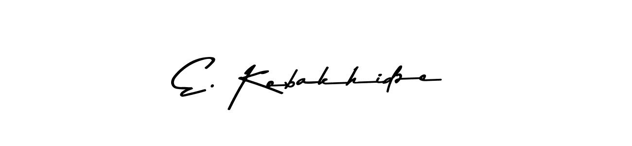 This is the best signature style for the E. Kobakhidze name. Also you like these signature font (Asem Kandis PERSONAL USE). Mix name signature. E. Kobakhidze signature style 9 images and pictures png