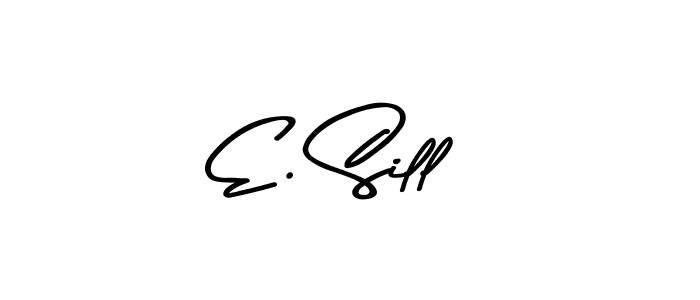 E. Sill stylish signature style. Best Handwritten Sign (Asem Kandis PERSONAL USE) for my name. Handwritten Signature Collection Ideas for my name E. Sill. E. Sill signature style 9 images and pictures png