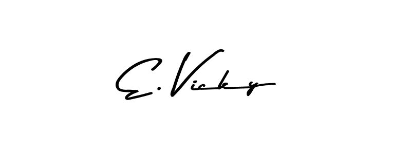 Make a beautiful signature design for name E. Vicky. Use this online signature maker to create a handwritten signature for free. E. Vicky signature style 9 images and pictures png