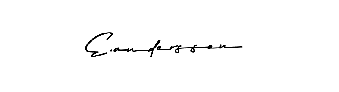 The best way (Asem Kandis PERSONAL USE) to make a short signature is to pick only two or three words in your name. The name E.andersson include a total of six letters. For converting this name. E.andersson signature style 9 images and pictures png