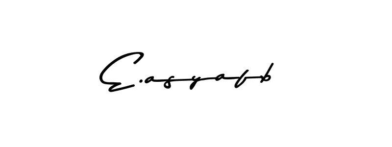 Also we have E.asyafb name is the best signature style. Create professional handwritten signature collection using Asem Kandis PERSONAL USE autograph style. E.asyafb signature style 9 images and pictures png