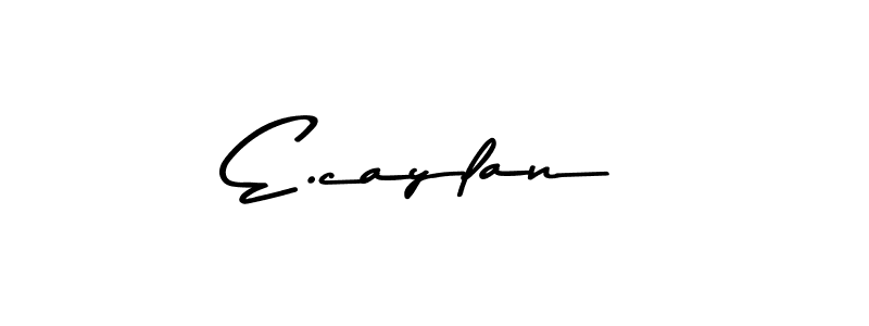 How to Draw E.caylan signature style? Asem Kandis PERSONAL USE is a latest design signature styles for name E.caylan. E.caylan signature style 9 images and pictures png