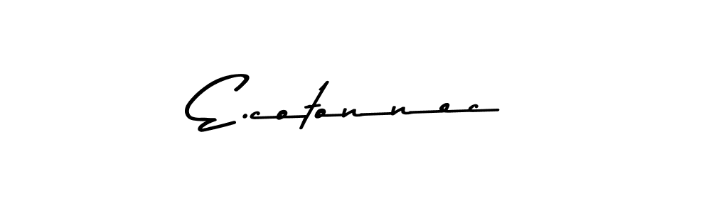 if you are searching for the best signature style for your name E.cotonnec. so please give up your signature search. here we have designed multiple signature styles  using Asem Kandis PERSONAL USE. E.cotonnec signature style 9 images and pictures png