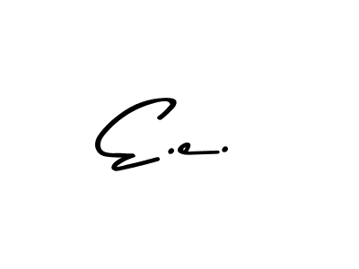 Design your own signature with our free online signature maker. With this signature software, you can create a handwritten (Asem Kandis PERSONAL USE) signature for name E.e.. E.e. signature style 9 images and pictures png