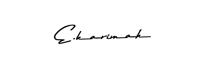 How to Draw E.karimah signature style? Asem Kandis PERSONAL USE is a latest design signature styles for name E.karimah. E.karimah signature style 9 images and pictures png