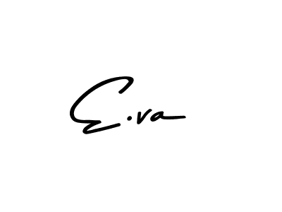 This is the best signature style for the E.va name. Also you like these signature font (Asem Kandis PERSONAL USE). Mix name signature. E.va signature style 9 images and pictures png