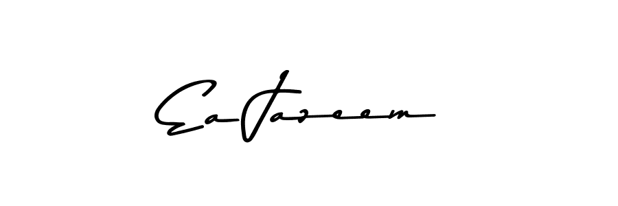 Ea Jazeem stylish signature style. Best Handwritten Sign (Asem Kandis PERSONAL USE) for my name. Handwritten Signature Collection Ideas for my name Ea Jazeem. Ea Jazeem signature style 9 images and pictures png