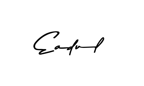 Asem Kandis PERSONAL USE is a professional signature style that is perfect for those who want to add a touch of class to their signature. It is also a great choice for those who want to make their signature more unique. Get Eadul name to fancy signature for free. Eadul signature style 9 images and pictures png