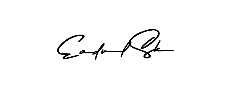 if you are searching for the best signature style for your name Eadul Sk. so please give up your signature search. here we have designed multiple signature styles  using Asem Kandis PERSONAL USE. Eadul Sk signature style 9 images and pictures png