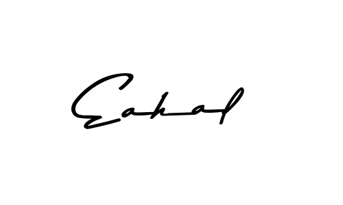 Design your own signature with our free online signature maker. With this signature software, you can create a handwritten (Asem Kandis PERSONAL USE) signature for name Eahal. Eahal signature style 9 images and pictures png