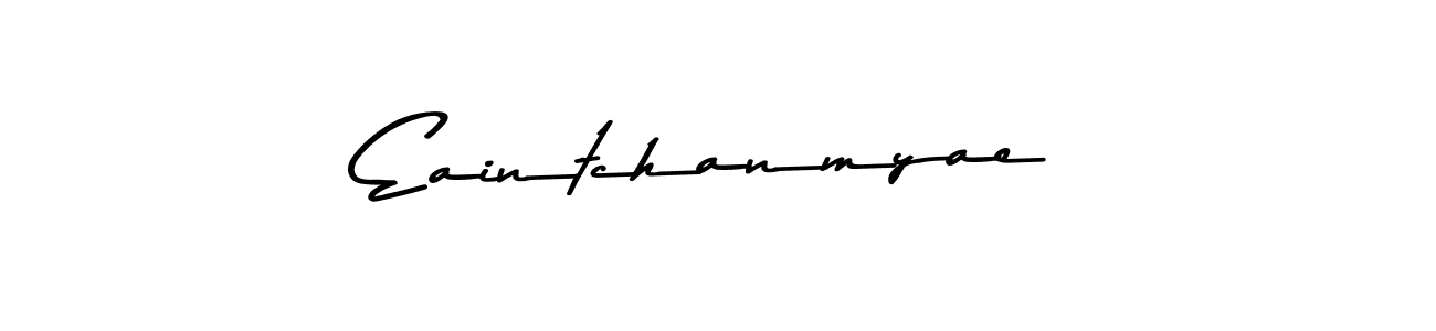 The best way (Asem Kandis PERSONAL USE) to make a short signature is to pick only two or three words in your name. The name Eaintchanmyae include a total of six letters. For converting this name. Eaintchanmyae signature style 9 images and pictures png