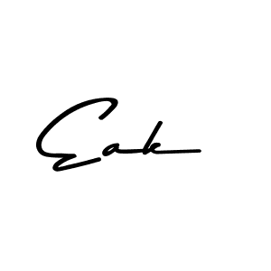 This is the best signature style for the Eak name. Also you like these signature font (Asem Kandis PERSONAL USE). Mix name signature. Eak signature style 9 images and pictures png