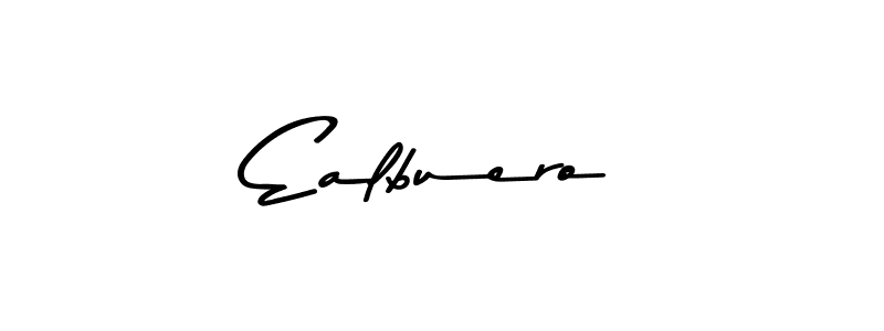 How to make Ealbuero signature? Asem Kandis PERSONAL USE is a professional autograph style. Create handwritten signature for Ealbuero name. Ealbuero signature style 9 images and pictures png