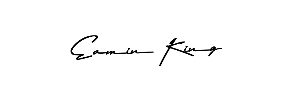 Design your own signature with our free online signature maker. With this signature software, you can create a handwritten (Asem Kandis PERSONAL USE) signature for name Eamin King. Eamin King signature style 9 images and pictures png