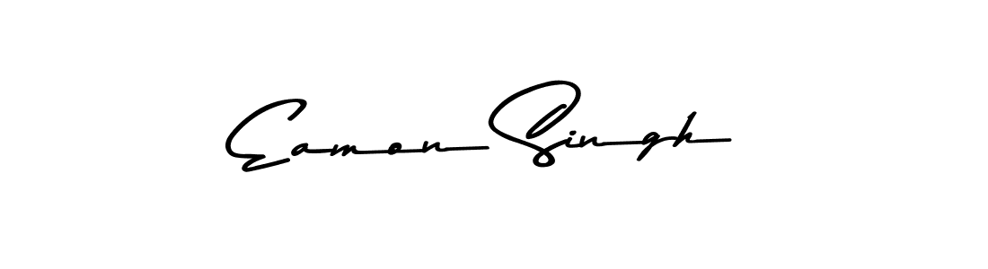 This is the best signature style for the Eamon Singh name. Also you like these signature font (Asem Kandis PERSONAL USE). Mix name signature. Eamon Singh signature style 9 images and pictures png