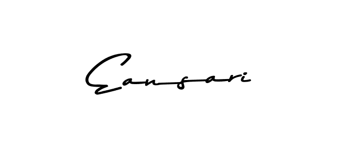 Similarly Asem Kandis PERSONAL USE is the best handwritten signature design. Signature creator online .You can use it as an online autograph creator for name Eansari. Eansari signature style 9 images and pictures png