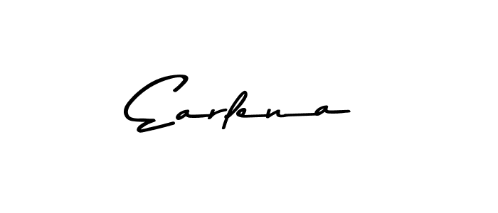 Earlena stylish signature style. Best Handwritten Sign (Asem Kandis PERSONAL USE) for my name. Handwritten Signature Collection Ideas for my name Earlena. Earlena signature style 9 images and pictures png