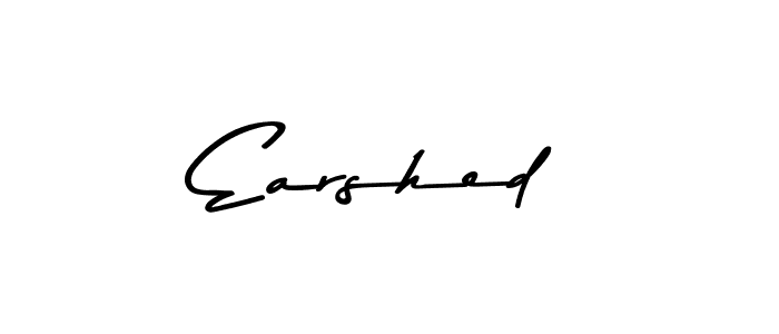 Also we have Earshed name is the best signature style. Create professional handwritten signature collection using Asem Kandis PERSONAL USE autograph style. Earshed signature style 9 images and pictures png