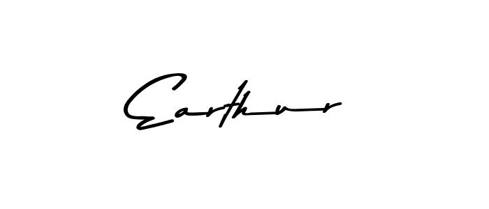 Make a beautiful signature design for name Earthur. Use this online signature maker to create a handwritten signature for free. Earthur signature style 9 images and pictures png