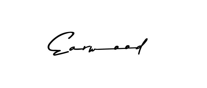Earwood stylish signature style. Best Handwritten Sign (Asem Kandis PERSONAL USE) for my name. Handwritten Signature Collection Ideas for my name Earwood. Earwood signature style 9 images and pictures png