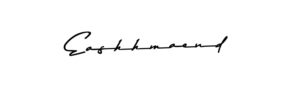 How to make Eashhmaend name signature. Use Asem Kandis PERSONAL USE style for creating short signs online. This is the latest handwritten sign. Eashhmaend signature style 9 images and pictures png