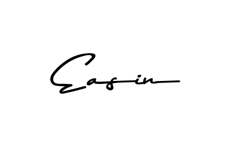 Also we have Easin name is the best signature style. Create professional handwritten signature collection using Asem Kandis PERSONAL USE autograph style. Easin signature style 9 images and pictures png