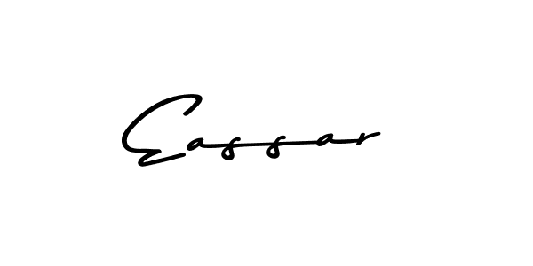 Also You can easily find your signature by using the search form. We will create Eassar name handwritten signature images for you free of cost using Asem Kandis PERSONAL USE sign style. Eassar signature style 9 images and pictures png