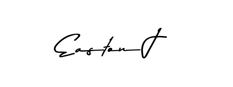 Easton J stylish signature style. Best Handwritten Sign (Asem Kandis PERSONAL USE) for my name. Handwritten Signature Collection Ideas for my name Easton J. Easton J signature style 9 images and pictures png