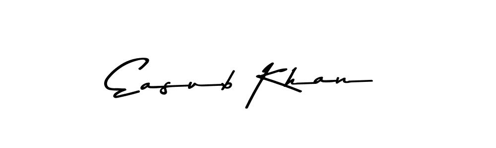 Here are the top 10 professional signature styles for the name Easub Khan. These are the best autograph styles you can use for your name. Easub Khan signature style 9 images and pictures png