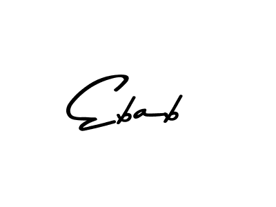 if you are searching for the best signature style for your name Ebab. so please give up your signature search. here we have designed multiple signature styles  using Asem Kandis PERSONAL USE. Ebab signature style 9 images and pictures png