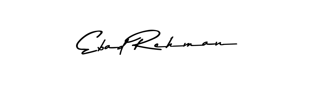 This is the best signature style for the Ebad Rehman name. Also you like these signature font (Asem Kandis PERSONAL USE). Mix name signature. Ebad Rehman signature style 9 images and pictures png