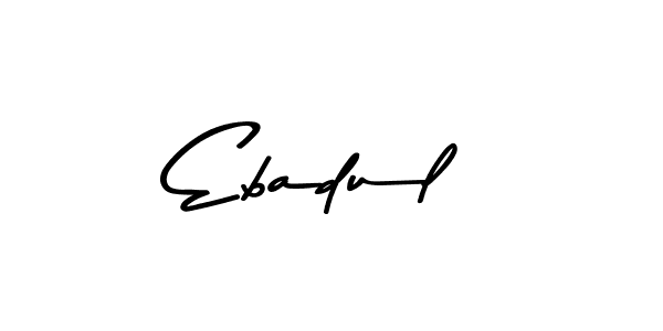 Similarly Asem Kandis PERSONAL USE is the best handwritten signature design. Signature creator online .You can use it as an online autograph creator for name Ebadul. Ebadul signature style 9 images and pictures png