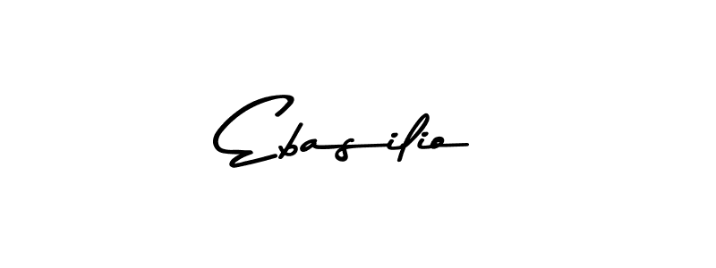 Ebasilio stylish signature style. Best Handwritten Sign (Asem Kandis PERSONAL USE) for my name. Handwritten Signature Collection Ideas for my name Ebasilio. Ebasilio signature style 9 images and pictures png