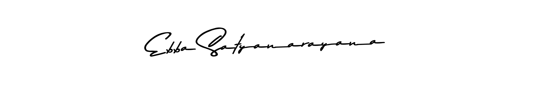 You should practise on your own different ways (Asem Kandis PERSONAL USE) to write your name (Ebba Satyanarayana) in signature. don't let someone else do it for you. Ebba Satyanarayana signature style 9 images and pictures png