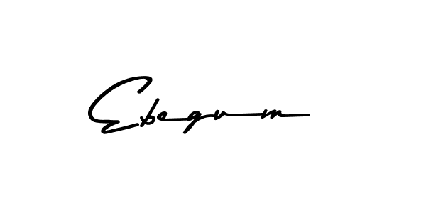 Asem Kandis PERSONAL USE is a professional signature style that is perfect for those who want to add a touch of class to their signature. It is also a great choice for those who want to make their signature more unique. Get Ebegum name to fancy signature for free. Ebegum signature style 9 images and pictures png