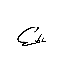 Ebi stylish signature style. Best Handwritten Sign (Asem Kandis PERSONAL USE) for my name. Handwritten Signature Collection Ideas for my name Ebi. Ebi signature style 9 images and pictures png