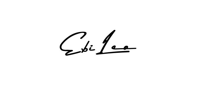 Ebi Leo stylish signature style. Best Handwritten Sign (Asem Kandis PERSONAL USE) for my name. Handwritten Signature Collection Ideas for my name Ebi Leo. Ebi Leo signature style 9 images and pictures png