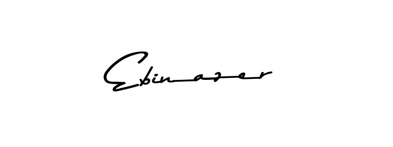 Create a beautiful signature design for name Ebinazer. With this signature (Asem Kandis PERSONAL USE) fonts, you can make a handwritten signature for free. Ebinazer signature style 9 images and pictures png