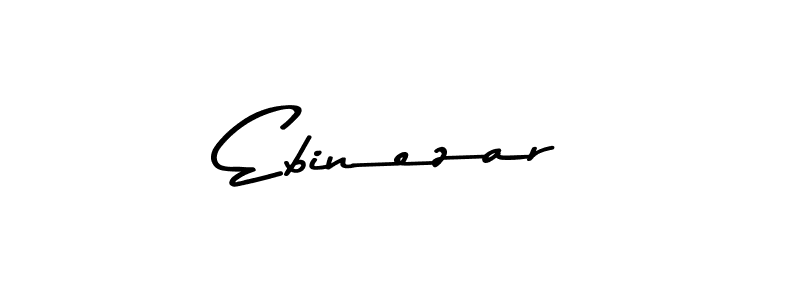 Create a beautiful signature design for name Ebinezar. With this signature (Asem Kandis PERSONAL USE) fonts, you can make a handwritten signature for free. Ebinezar signature style 9 images and pictures png