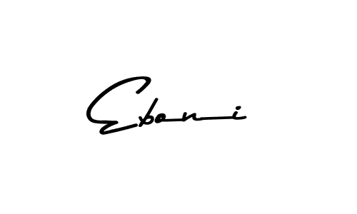 Also we have Eboni name is the best signature style. Create professional handwritten signature collection using Asem Kandis PERSONAL USE autograph style. Eboni signature style 9 images and pictures png