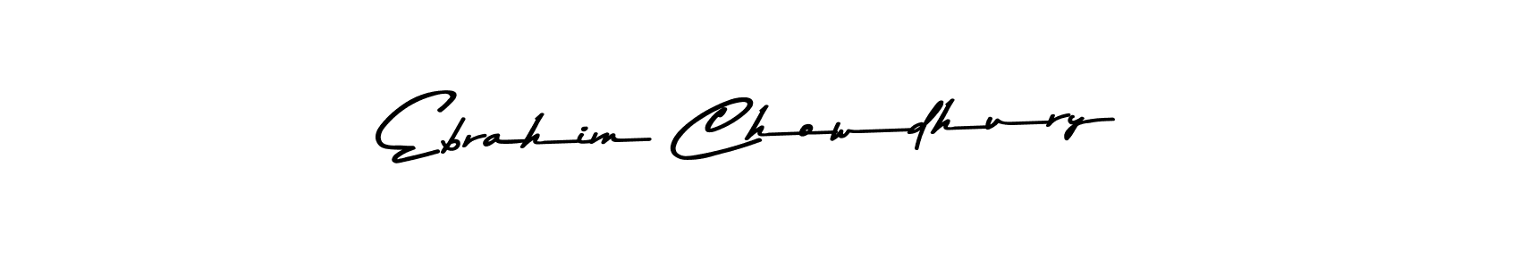Use a signature maker to create a handwritten signature online. With this signature software, you can design (Asem Kandis PERSONAL USE) your own signature for name Ebrahim Chowdhury. Ebrahim Chowdhury signature style 9 images and pictures png